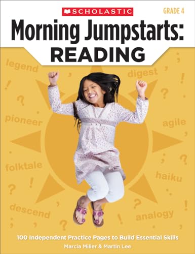 Stock image for Morning Jumpstarts: Reading (Grade 4): 100 Independent Practice Pages to Build Essential Skills for sale by Once Upon A Time Books
