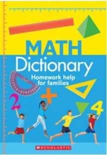 Beispielbild fr Math Dictionary Homework Help for Families zum Verkauf von Better World Books