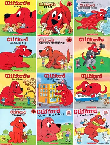 Beispielbild fr Clifford® All Year Pack: Goes to Dog School, Takes a Trip, Clifford the Big Red Dog, Clifford, We Love You, Birthday Party, Clifford's Christmas, Day with Dad, Clifford's Family, Halloween, Happy Easter, Happy Mother's Day, Thanksgiving Visit (Clifford) zum Verkauf von Vive Liber Books