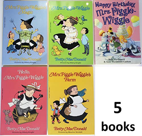 Beispielbild fr Mrs. Piggle-Wiggle 5-Book Collection: Mrs. Piggle-Wiggle, Hello Mrs. Piggle-Wiggle, Mrs. Piggle-Wiggle's Magic, Mrs. Piggle-Wiggle's Farm, & Happy Birthday Mrs. Piggle-Wiggle (Mrs. Piggle-Wiggle) zum Verkauf von Blindpig Books