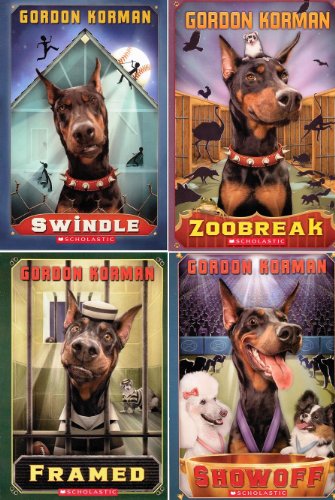 Stock image for Swindle 4 Book Set: Swindle / Zoobreak / Framed / Showoff (Swindle) by Gordon Korman (2013-05-03) for sale by Blindpig Books