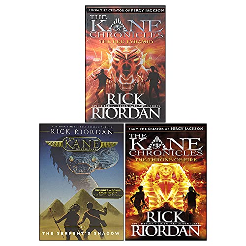 Imagen de archivo de The Kane Chronicles Collection Rick Riordan 3 Books Set Red Pyramid,Throne Fire a la venta por LibraryMercantile
