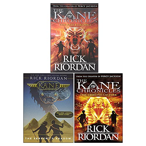 9780545565196: The Kane Chronicles Paperback Box Set : Includes The Red Pyramid, The Throne of Fire, and The Serpent's Shadow in a sturdy slipcase, plus an amulet necklace. (The Kane Chronicles)