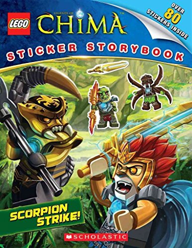 Stock image for LEGO Legends of Chima: Scorpion Strike! (Sticker Storybook) for sale by HPB-Emerald