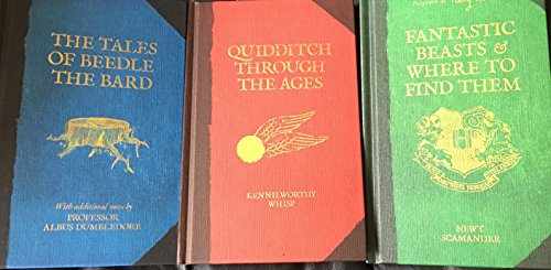 Stock image for Hogwarts Library: The Tales of Beedle the Bard, Fantastic Beasts & Where to Find Them, Quidditch Through the Ages for sale by Magers and Quinn Booksellers
