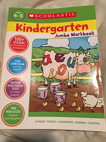 Beispielbild fr Scholastic Kindergarten Jumbo Workbook zum Verkauf von Better World Books