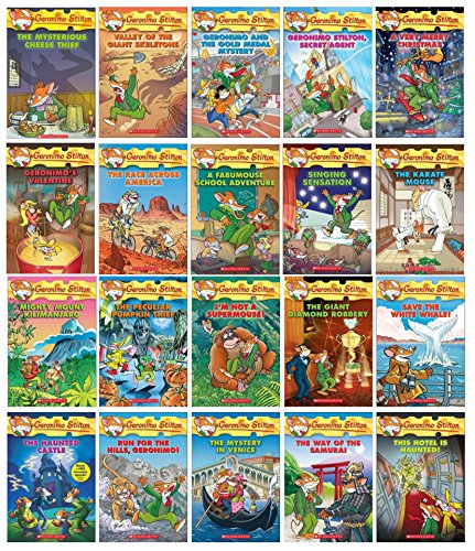 Stock image for Geronimo Stilton Book Collection 31-50 20 Books [Paperback] Geronimo Stilton for sale by Lakeside Books