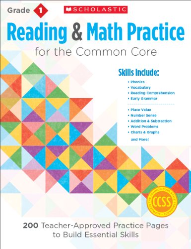 9780545672573: Reading & Math Practice, Grade 1: 200 Teacher-Approved Practice Pages to Build Essential Skills