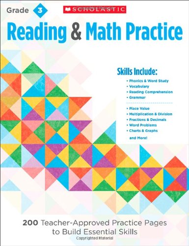 Imagen de archivo de Reading and Math Practice: Grade 3: 200 Teacher-Approved Practice Pages to Build Essential Skills a la venta por BookHolders