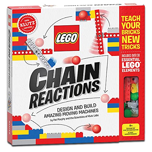 Stock image for LEGO Chain Reactions (Klutz Science/STEM Activity Kit), 9" Length x 1.06" Width x 10" Height for sale by BooksRun