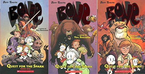 9780545703390: Bone: Quest for the Spark Book Pack: