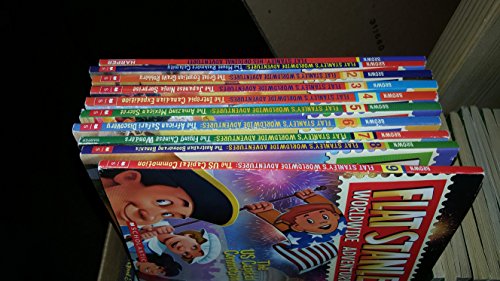9780545763486: Flat Stanley's Worldwide Adventures #1?#10 Pack: Intrepid Canadian Expedition, Amazing Mexican Secret, African Safari Discovery, Flying Chinese Wonders, Australian Boomerang Bonanza, US Capital Commotion, Showdown at the Alamo + Three More Titles
