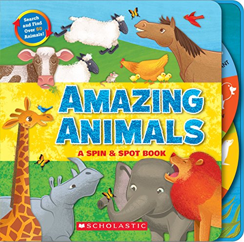 Beispielbild fr Amazing Animals: A Spin & Spot Book zum Verkauf von SecondSale