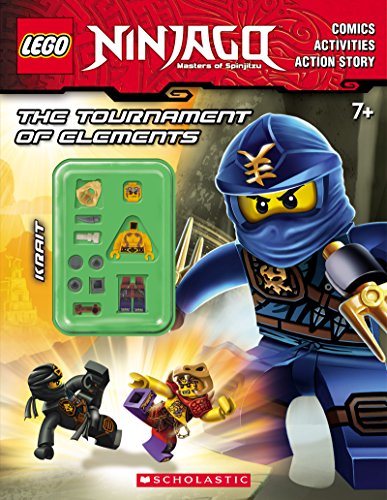 9780545805407: The Tournament of Elements (Lego Ninjago: Activity Book with Minifigure) (Lego Ninjago: Masters of Spinjitzu)