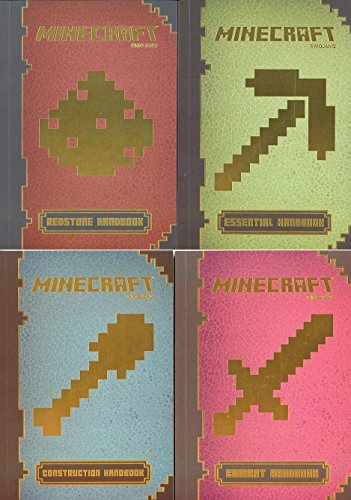 9780545816755: Minecraft™ Handbook Pack (4 Ct.) : Minecraft™: Essential Handbook, Minecraft™ Construction Handbook, Minecraft™: Combat Handbook, Minecraft™ Redstone Handbook