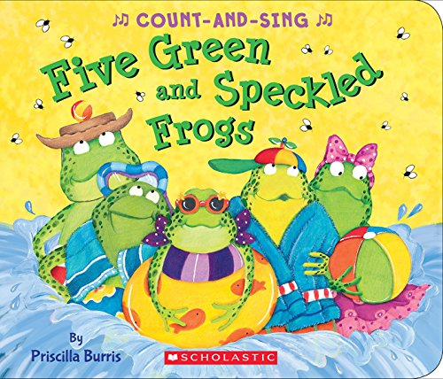 Beispielbild fr Five Green and Speckled Frogs - A Count-and-Sing Book zum Verkauf von Better World Books