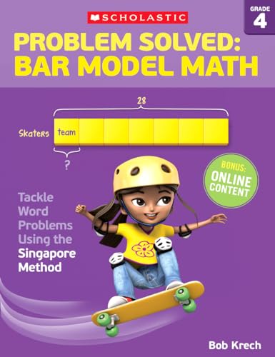 Beispielbild fr Problem Solved: Bar Model Math: Grade 4: Tackle Word Problems Using the Singapore Method zum Verkauf von WorldofBooks