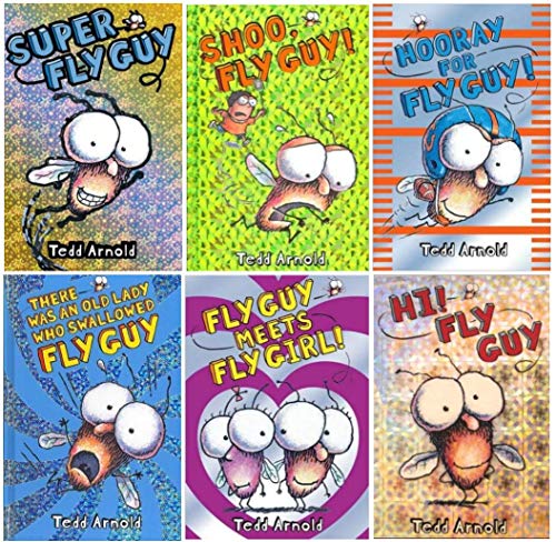 Stock image for FLY GUY Set of 6 Books; Hi! Fly Guy, There Was an Old Lady Who Swallowed Fly Guy, Fly Guy Meets Fly Girl, Super Fly Guy, Hooray for Fly Guy, Shoo Fly Guy, for sale by GF Books, Inc.