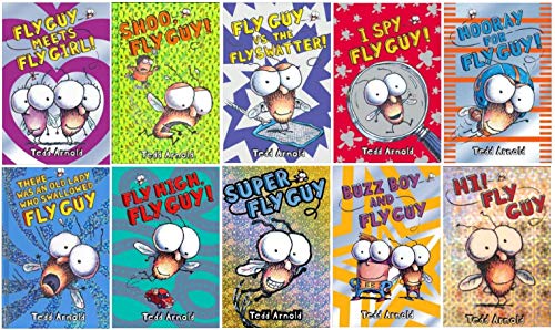 Stock image for Hi! Fly Guy Complete Series Set Books 1-10: Hi! Fly Guy, Super Fly Guy, Shoo, Fly Guy!, There Was an Old Lady Who Swallowed a Fg, Fly High, Fg!, Hooray for Fg, I Spy Fg, Fg Meets Fly Girl, Buzz Boy 7 Fg, Fg Vs the Flyswatter for sale by -OnTimeBooks-