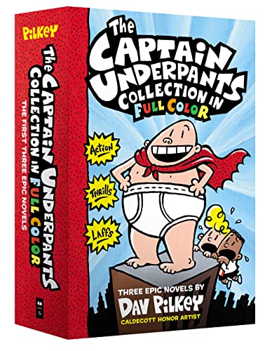 Beispielbild fr The Captain Underpants Color Collection (Captain Underpants #1-3 Boxed Set) zum Verkauf von Blackwell's