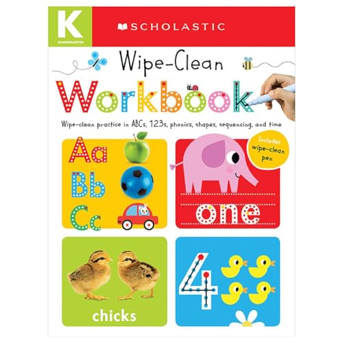 Stock image for Wipe Clean Workbook: Kindergarten (Scholastic Early Learners) for sale by More Than Words