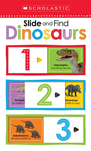 Imagen de archivo de Dinosaurs 123: Scholastic Early Learners (Slide and Find) a la venta por SecondSale
