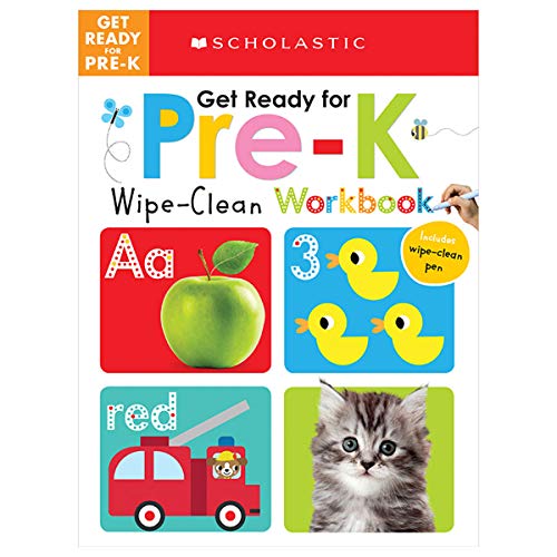 Stock image for Get Ready for Pre-K Wipe-Clean Workbook: Scholastic Early Learners (Wipe-Clean Workbook) for sale by SecondSale