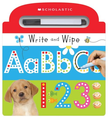Beispielbild fr Write and Wipe ABC 123: Scholastic Early Learners (Write and Wipe) zum Verkauf von Blackwell's