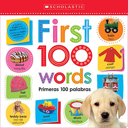 Stock image for Lift the Flap: First 100 Words / Primeras 100 Palabras (Scholastic Early Learners) (English and English Edition) for sale by Goodwill of Colorado