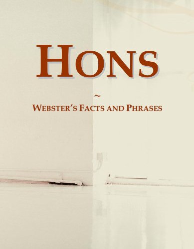 9780546565843: Hons: Webster's Facts and Phrases