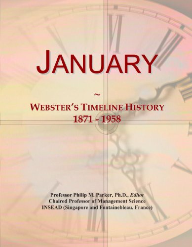 9780546734782: January: Webster's Timeline History, 1871 - 1958