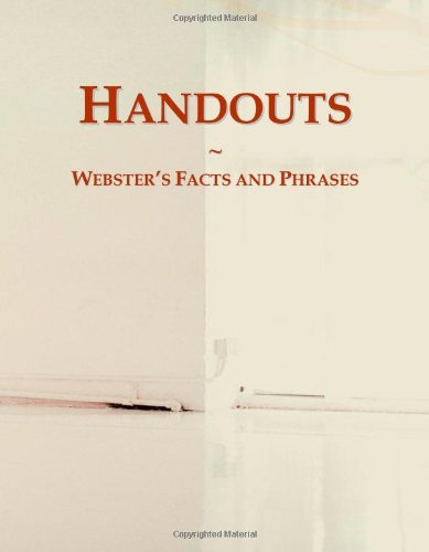 9780546780048: Handouts: Webster's Facts and Phrases