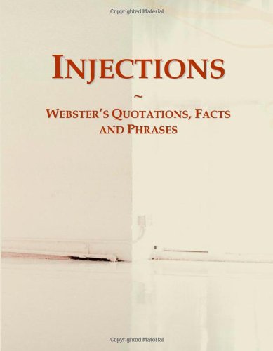 9780546790009: Injections: Webster's Quotations, Facts and Phrases