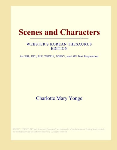 9780546803891: Scenes and Characters (Webster's Korean Thesaurus Edition)