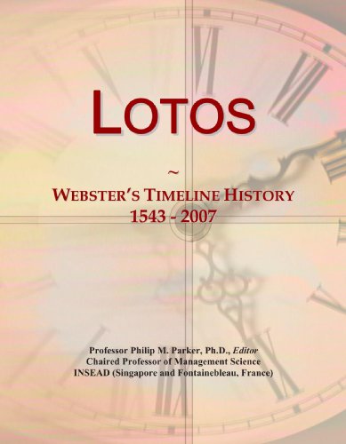 9780546881998: Lotos: Webster's Timeline History, 1543 - 2007