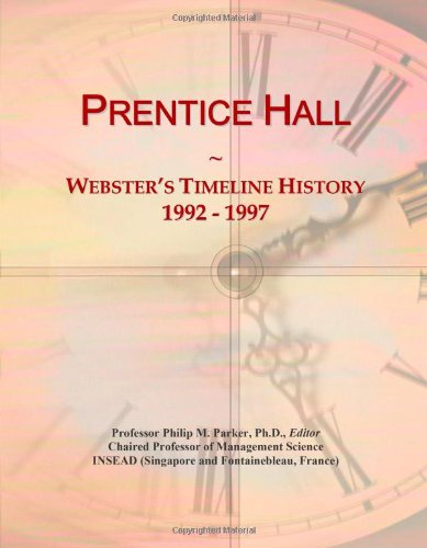Stock image for Prentice Hall: Webster's Timeline History, 1992 - 1997 for sale by Revaluation Books