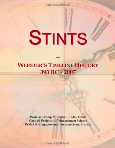 9780546906271: Stints: Webster's Timeline History, 393 BC - 2007