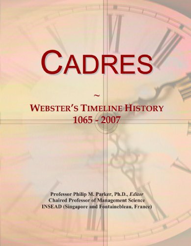 Imagen de archivo de Cadres: Webster's Timeline History, 1065 - 2007 a la venta por Revaluation Books