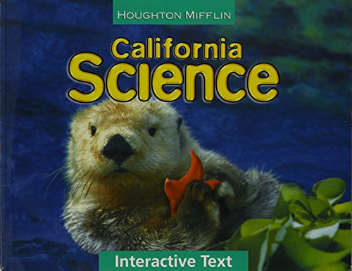 Stock image for California Science, Grade 1: Interactive Text [Paperback] Science for sale by BennettBooksLtd