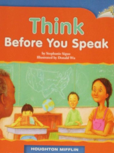 Beispielbild fr Think Before You Speak, Grade 4.2.9, Level 5: Leveled Reader (2012 Copyright) zum Verkauf von ~Bookworksonline~