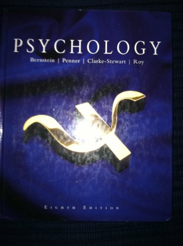 Beispielbild fr Bernstein Psychology With Your Guide To An A Passkey Eighth Edition zum Verkauf von Better World Books