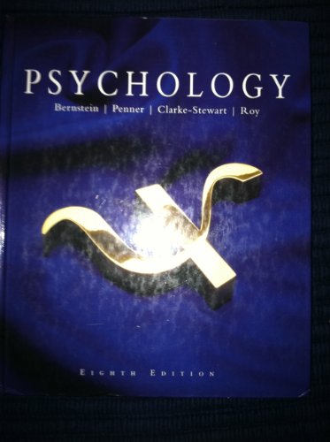 Imagen de archivo de Bernstein Psychology With Your Guide To An A Passkey Eighth Edition a la venta por Better World Books