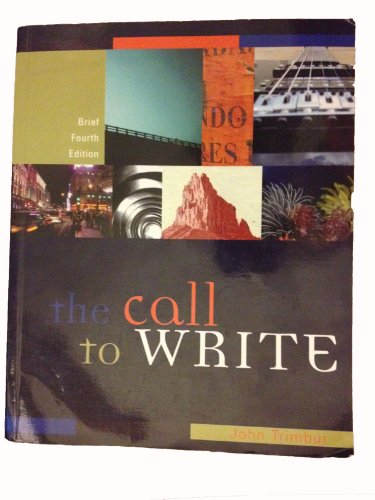 Immagine dell'editore per The Call to Write (Brief Fourth Edition) venduto da Library House Internet Sales
