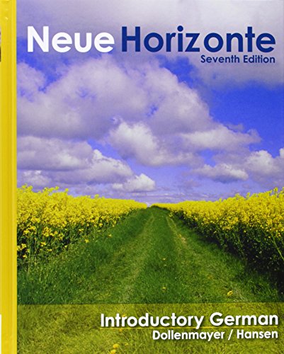 Stock image for Neue Horizonte: A First Course in German Language and Culture Plus CD for sale by Wizard Books
