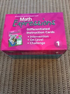 9780547066608: Math Expressions Differentiated Instruction Cards Kit, Grade 1