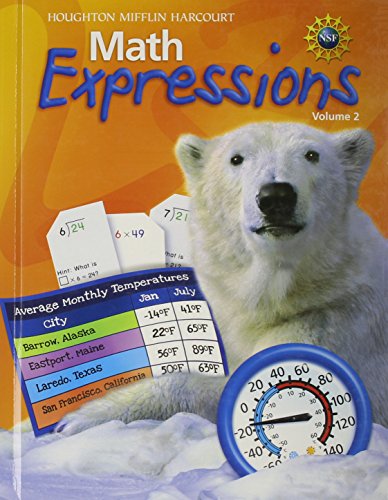 9780547125039: Math Expressions: Student Activity Book Hardcover Level 4 Volume 2 2009
