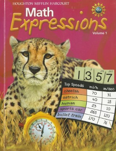 Stock image for Math Expressions: Student Activity Book Hardcover Level 5 Volume 1 2009 for sale by SecondSale