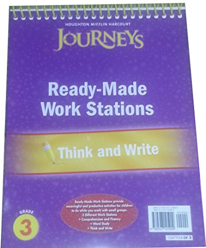 Stock image for Houghton Mifflin Harcourt Journeys : Ready-Made Think and Write Flip Chart Grade 3 for sale by Better World Books