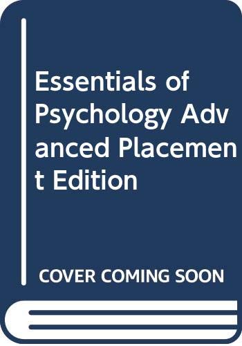 9780547126135: Essentials of Psychology Advanced Placement Edition