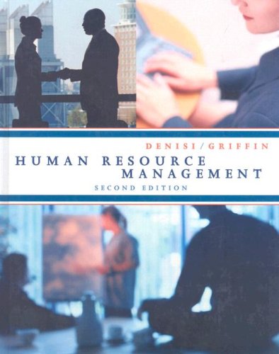 Human Resource Management (9780547126227) by Angelo S. DeNisi; Ricky W. Griffin